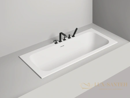 ванна salini orlanda axis kit 103311g s-sense 191.1x80 см, белый